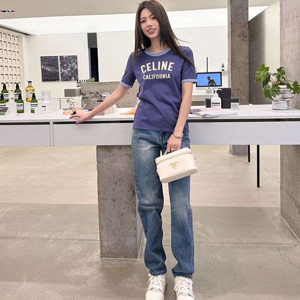 セリーヌ tシャツ 韓国 カリフォルニア 70S Tシャツ パチモン Cea92184